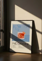 Negroni Cocktail Poster - Görsel 2