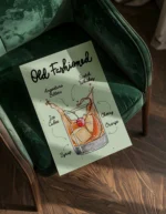 Old Fashioned Cocktail Poster - Görsel 4
