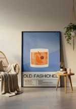 Old Fashioned Cocktail Poster - Görsel 2