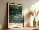 William Morris Peacock and Dragon Pattern Poster - Görsel 5