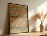 William Morris Peacock and Dragon Pattern Poster - Görsel 5