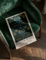 William Morris Peacock and Dragon Pattern Poster - Görsel 4