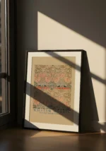 William Morris Peacock and Dragon Pattern Poster - Görsel 2