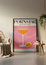 Pornstar Martini Cocktail Poster - Görsel 2