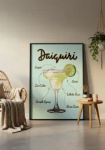 Daiquiri Cocktail Poster - Görsel 2