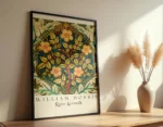 William Morris Rose Wreath Pattern Poster - Görsel 2