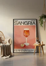 Sangria Cocktail Poster - Görsel 3