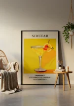 Sidecar Cocktail Poster - Görsel 4