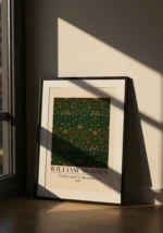 William Morris Violet and Columbine Pattern Poster - Görsel 2