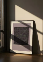 William Morris Violet and Columbine Pattern Poster - Görsel 2