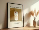 White Russian Poster - Görsel 4