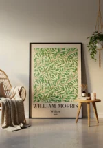 William Morris Willow Pattern Poster - Görsel 3