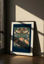 William Morris Strawberry Thief Pattern Poster - Görsel 4