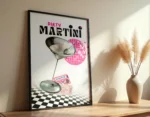 Dirty Martini Cocktail Poster - Görsel 5