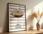 Espresso Martini Cocktail Poster - Görsel 5