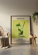 Mojito Cocktail Poster - Görsel 3
