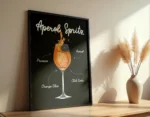 Aperol Spritz Cocktail Poster - Görsel 5