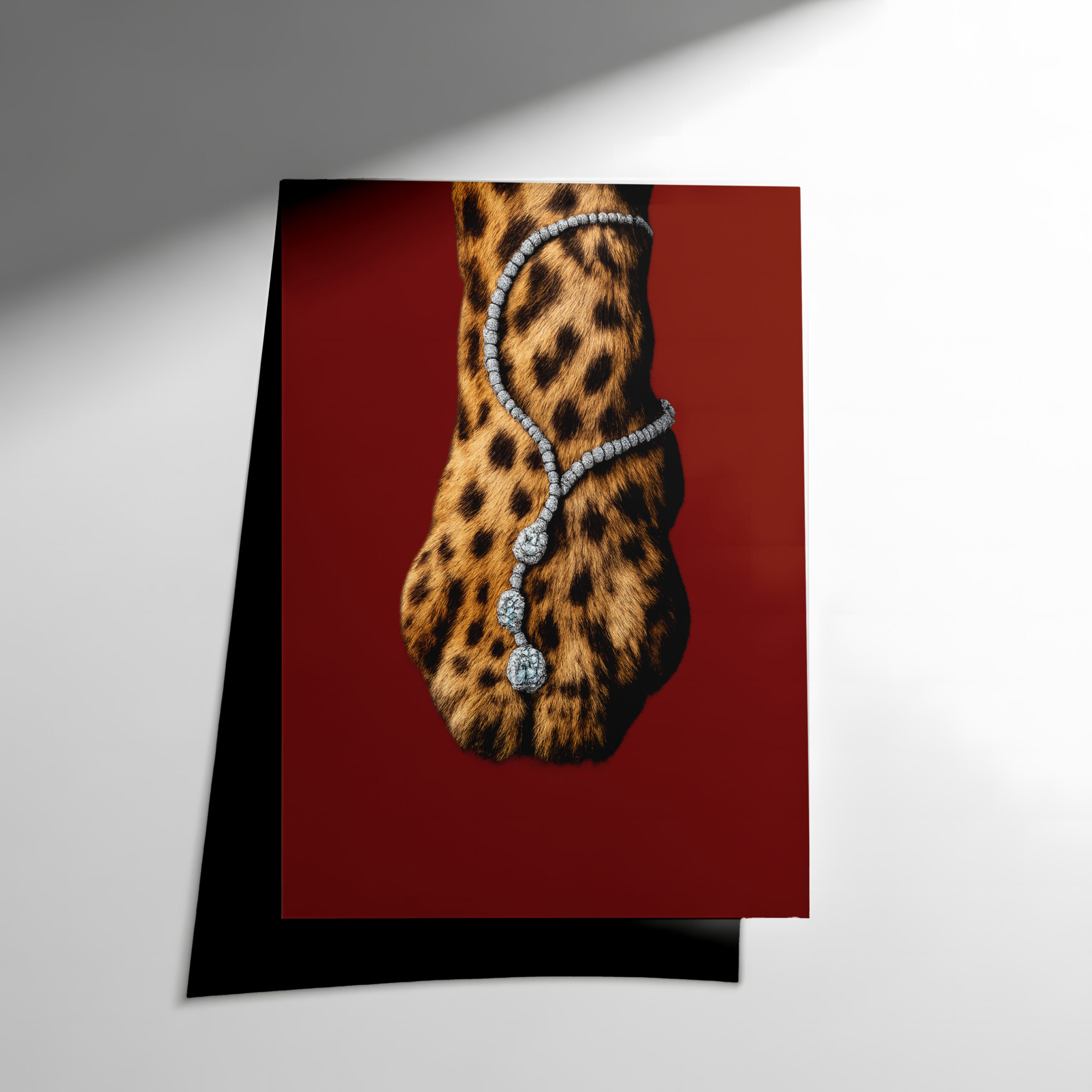 12 Leopar Desenli Modern Sanat Posteri - Görsel 1