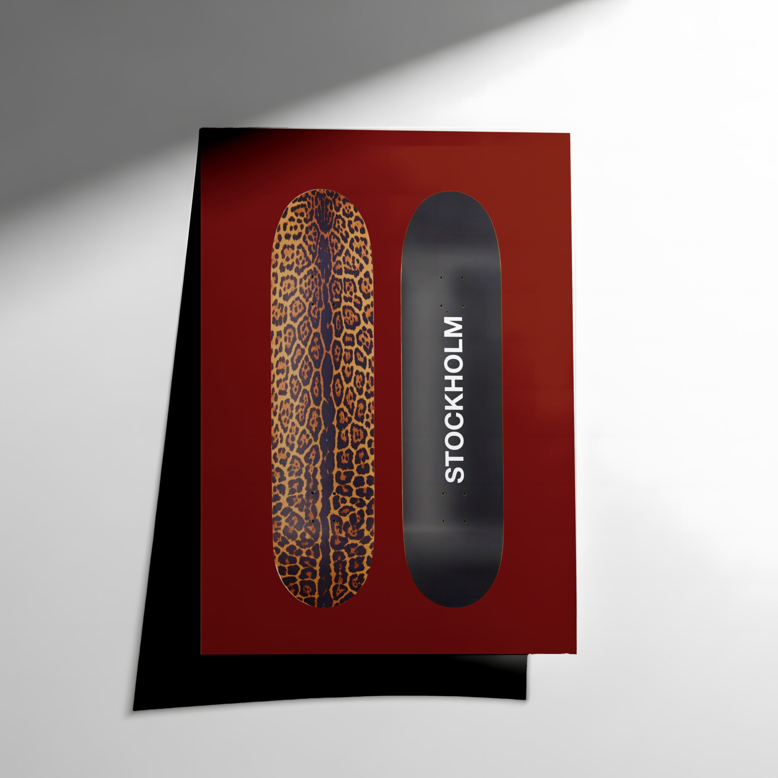 21 Leopar Kaykay Dekoratif Poster - Görsel 1