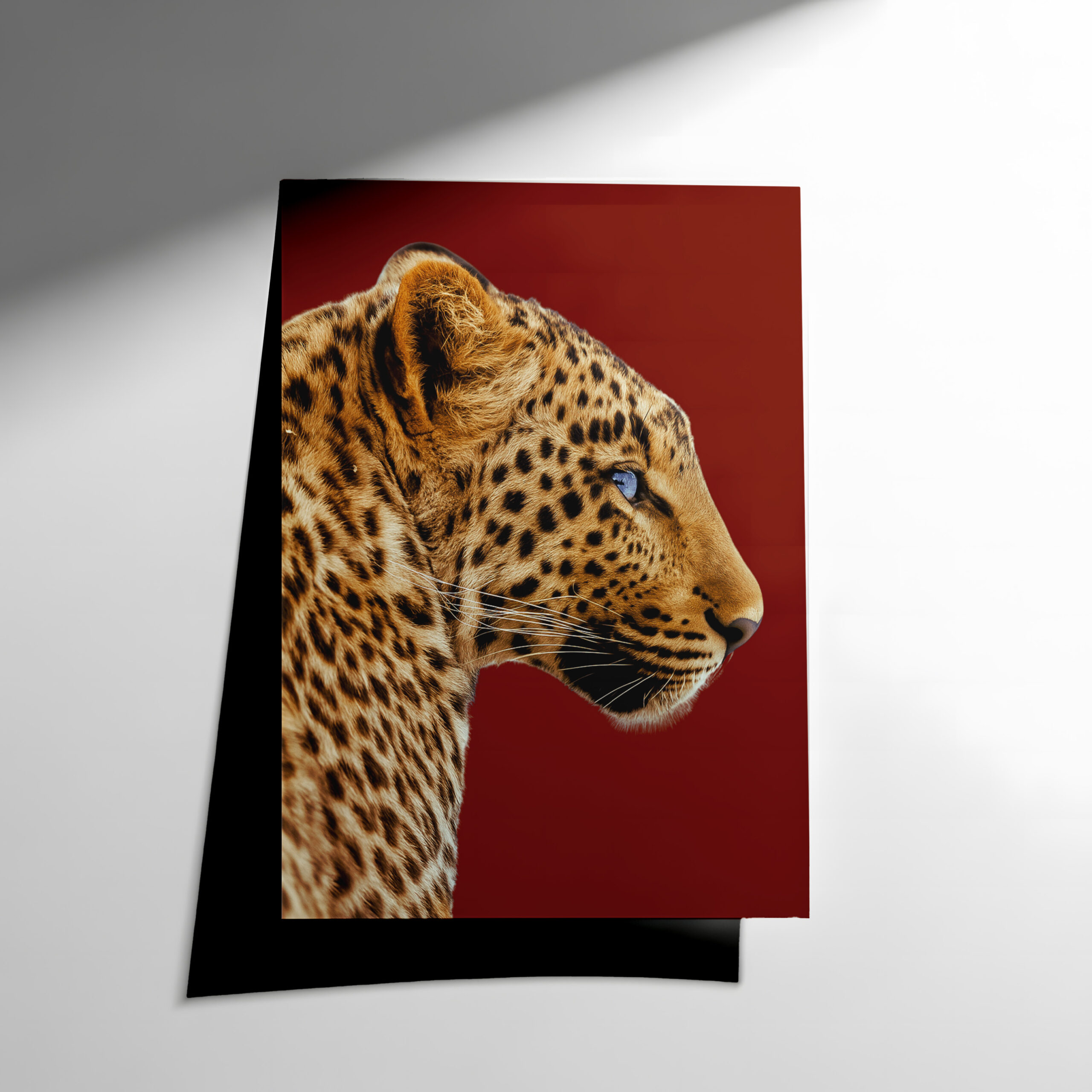 25 Leopar Profil Sanat Posteri - Görsel 1