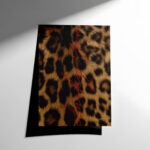 Klasik Leopar Deseni Duvar Posteri