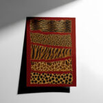 Leopar Deseni Modern Poster
