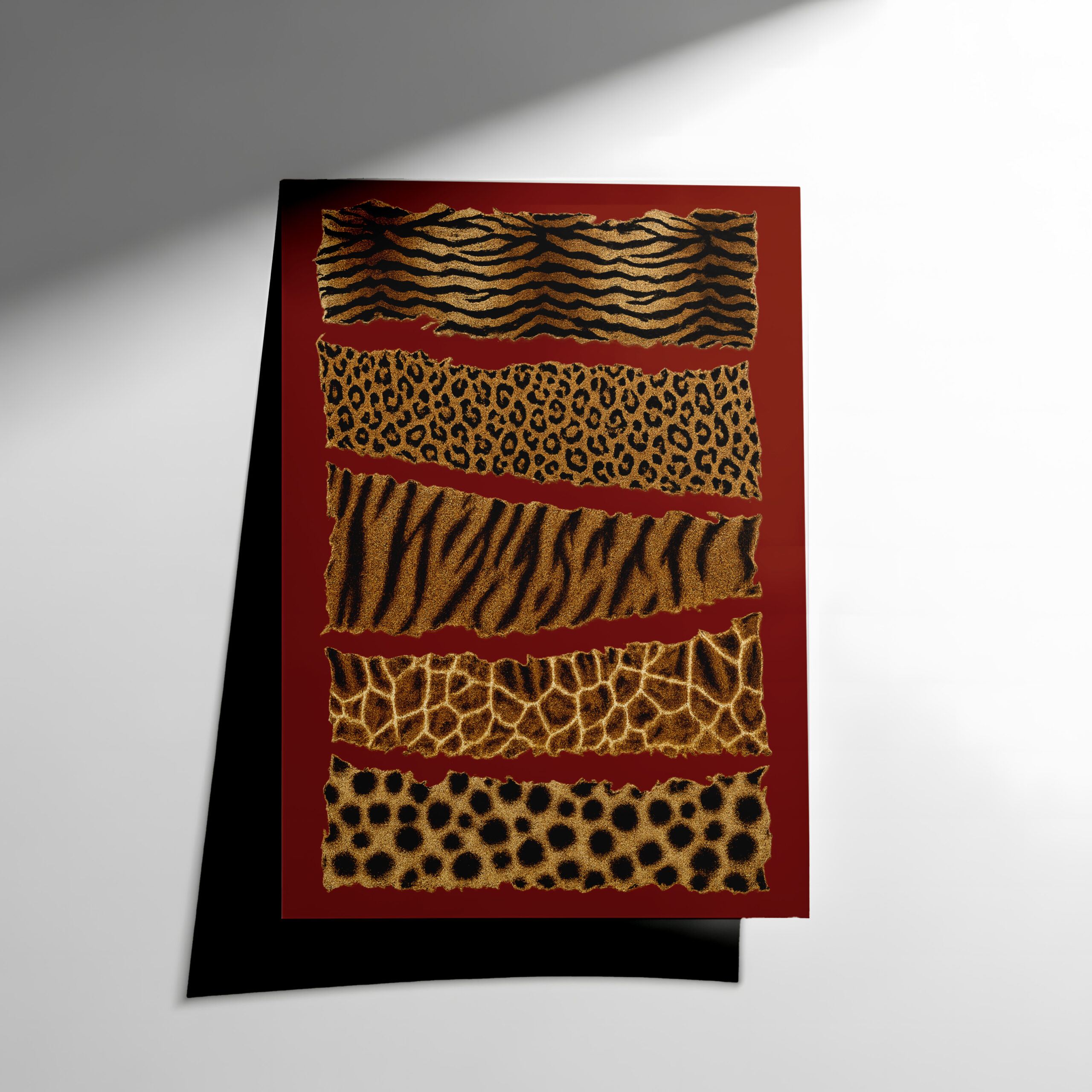 29 Leopar Deseni Modern Poster - Görsel 1