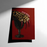 Leopar Kadeh Sanat Posteri