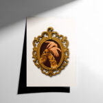 Vintage Leopar Arma Estetik Poster